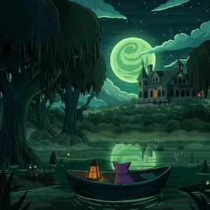 Cypress Manor cover art by Purrple Cat