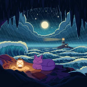 Eye of the Storm cover art by Purrple Cat
