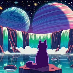 Distant Worlds 4 art by Purrple Cat
