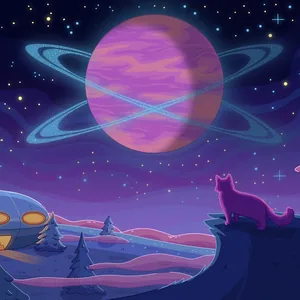 Distant Worlds II art by Purrple Cat