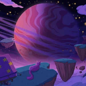 Distant Worlds III art by Purrple Cat